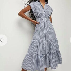 Veronica Beard Vanessa Belted Shirtdress